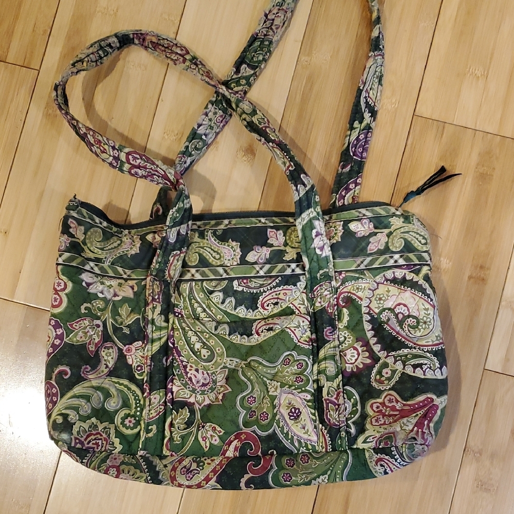 Vera Bradley floral Paisley Green Women's Bag